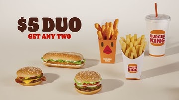 $5 Duo or $7 Trio at BK