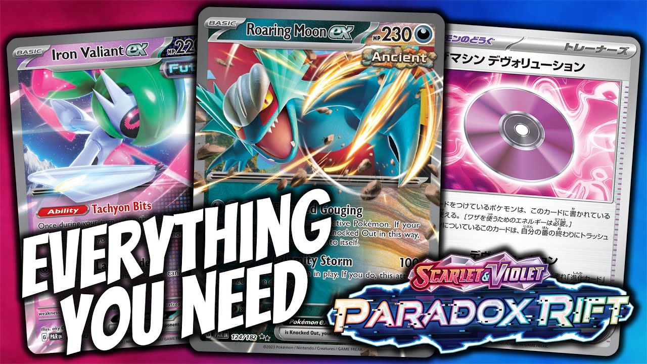 Paradox Rift: Set, Products, Paradox Pokémon, Terastral Pokémon Analyses &  More