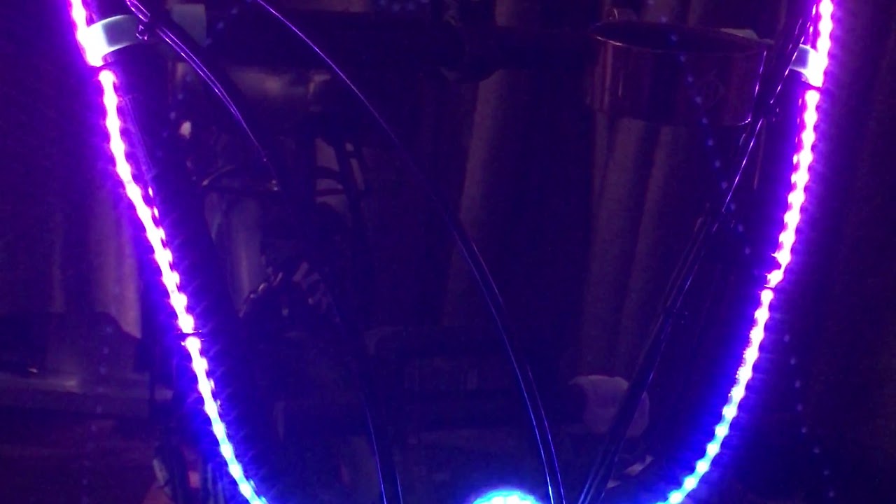 Bike Lights handlebars demo YouTube