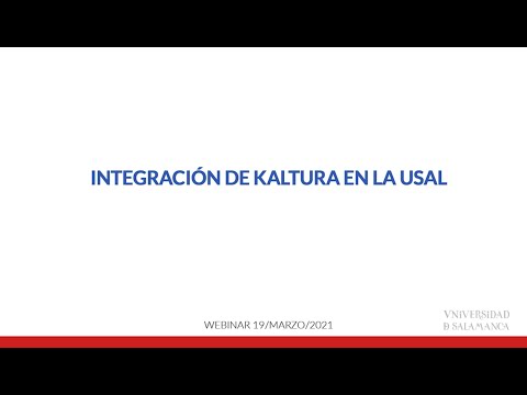 Integración de Kaltura en la USAL