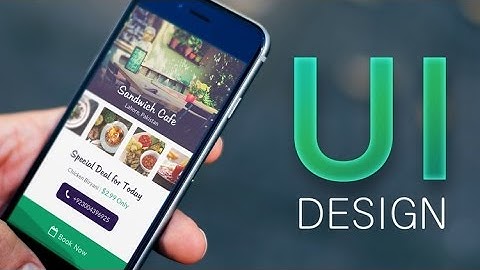 App Design Speedart | "Food App" Design (Adobe Photoshop)
