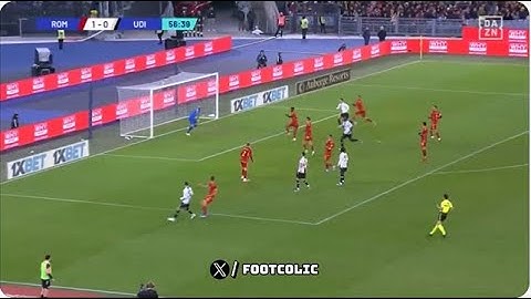 Gol incredibile di Florian Thauvin oggi contro l'AS Roma - Sintesi del gol dell'Udinese contro l'AS