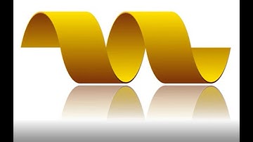 Swirl Ribbon Designing in Coreldraw professional  3d Twisted Ribbon Designing in  Corel draw