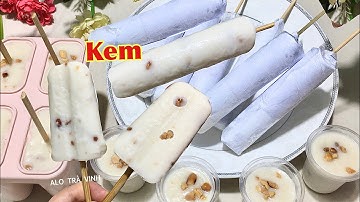 KEM DỪA SỮA- Tuổi thơ ùa về cùng món giải khát vừa tuyệt, vừa Ngon rất Đơn Giản với khuôn tự làm