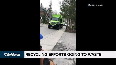 Garbage collector caught mixing recycling and trash in Newmarket
