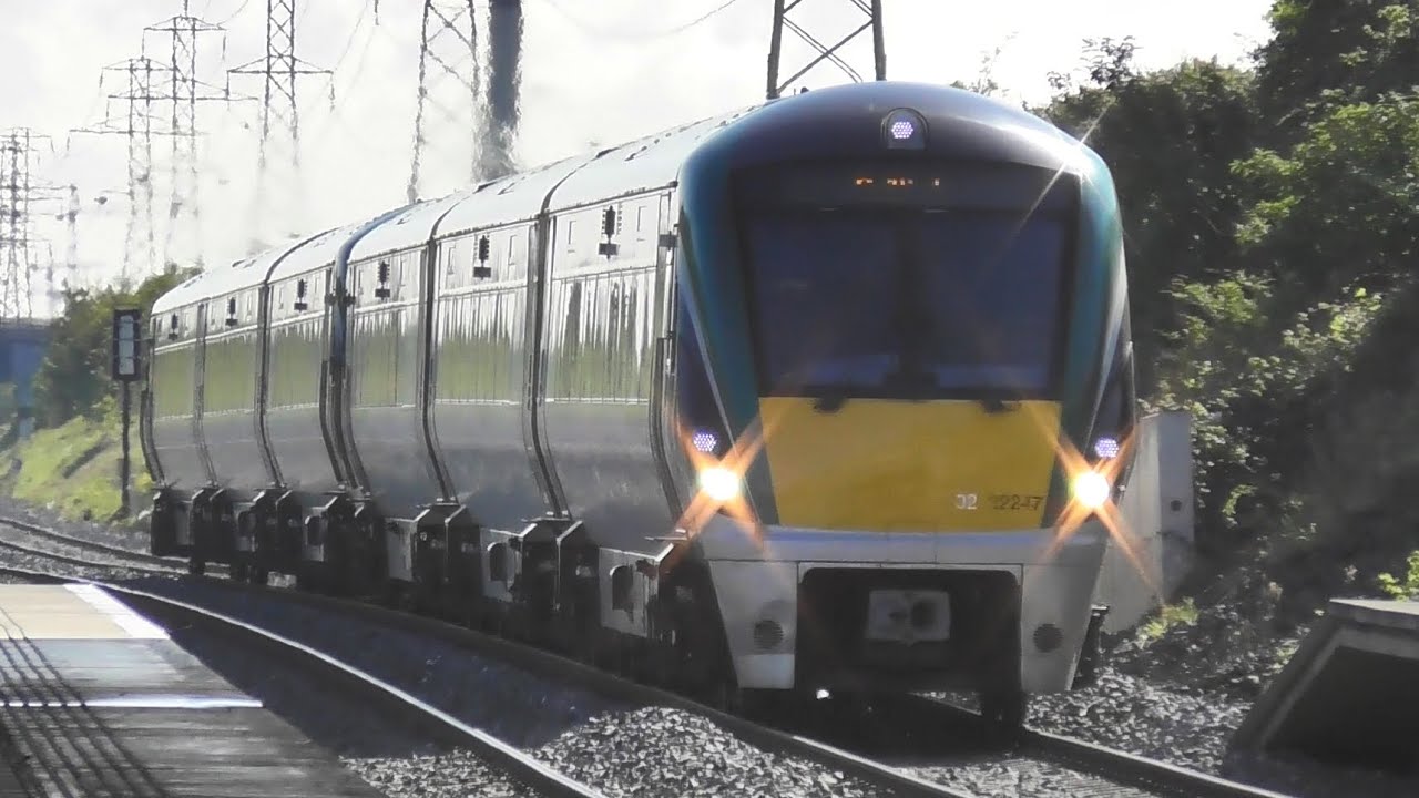 Irish Rail 22000 Class Intercity Train 22247 - Park West & Cherry Orchard Station, Dublin