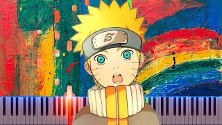Naruto Evening Piano Cover Midi tutorial Sheet app  Karaoke screenshot 5