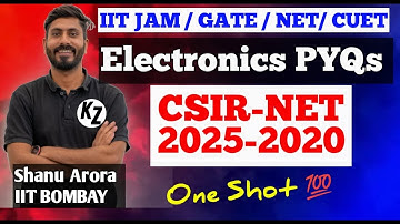 CSIR NET PHYSICS Previous Solution || Csir net physics Electronics PYQ || NET GATE one shot Shanu