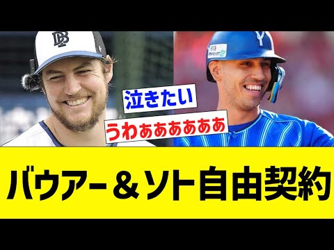 DeNA、バウアーとソトを自由契約してしまうwwww【なんJ プロ野球反応】