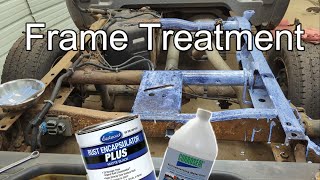 Repairing a HIGH MILEAGE Truck in the RUST BELT Part 2  Frame Treatment