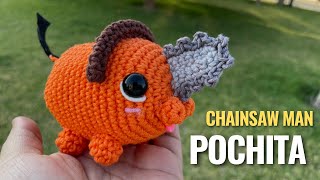 🔥Conoces a POCHITA Chainsaw Man - Amigurumi Tendencia / PATRON COMPLETO en la descripción del video