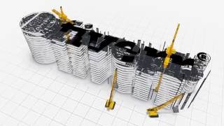 Construction Company Logo Buildup
