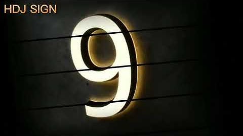 How to install LED house Numbers
