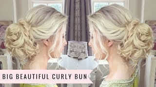 The Big, Beautiful, Curly, Bun by SweetHearts Hair