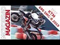 KTM 690 SMC R 2019 Test - Wheelies mit Traktionskontrolle, Stoppies mit ABS.