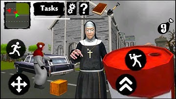 Nun and Monk Neighbor Escape 3D - Level 4 - Gameplay