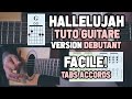 Hallelujah - Tuto GUITARE Version DÉBUTANT et FACILE! (Tabs, Accords et Lent)