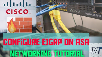 6-Configure EIGRP on ASA Firewall | Dynamic Routing on the ASA