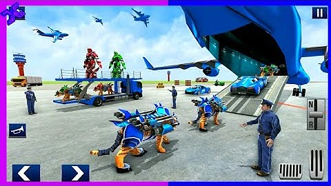 US Police Tiger Robot Transporter Game Android gameplay