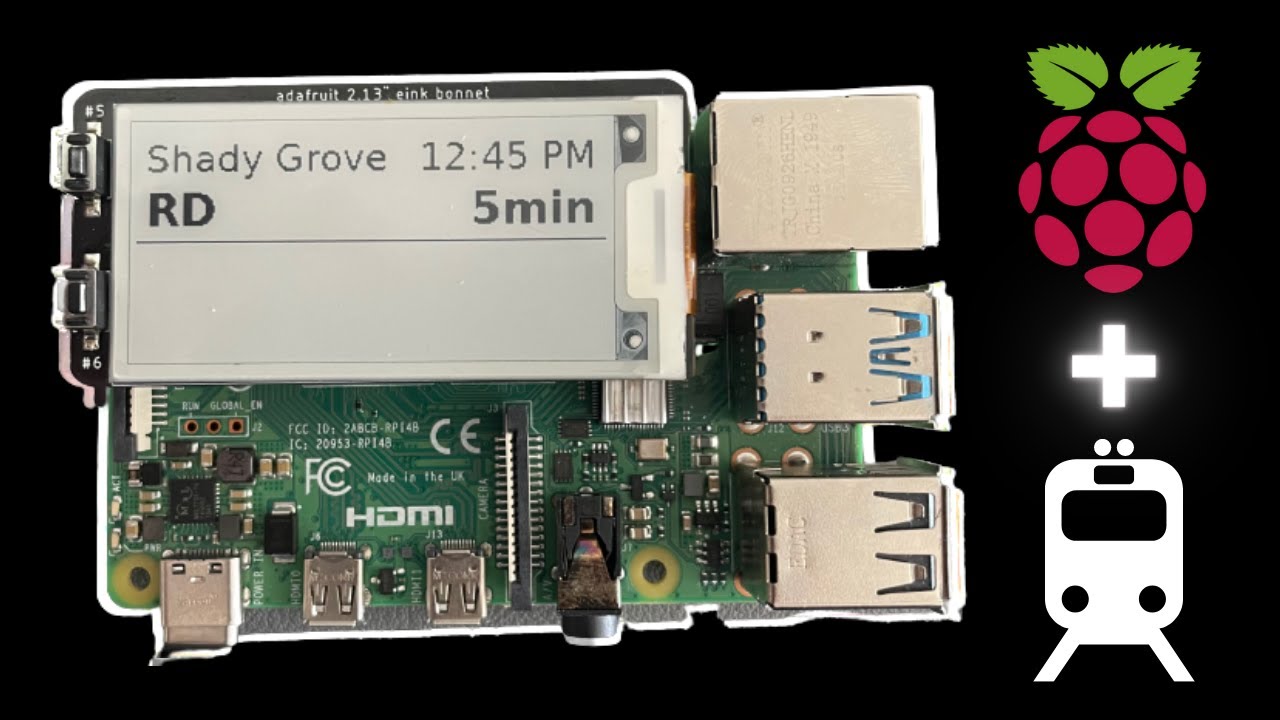 Raspberry Pi Powered Metro Tracker (Tutorial) - YouTube