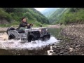 【走行】軽々と川を越えるミニジープ：リトルフォースだ！