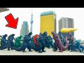【1954-2016】歴代ゴジラが東京の観光地に出現 HG Godzilla has appeared in the Tokyo tourist destinations.ShinGodzilla