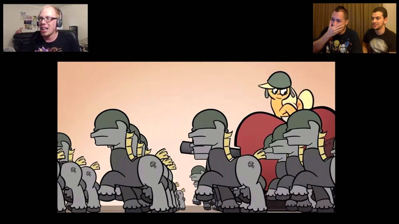 Alex Side & Shmed1 react: How Applejack Won the War - Animation