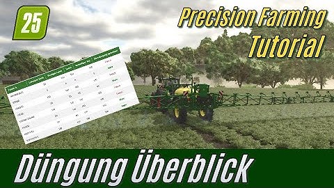 LS25 PF Tutorial: Düngung Überblick (Precision Farming)