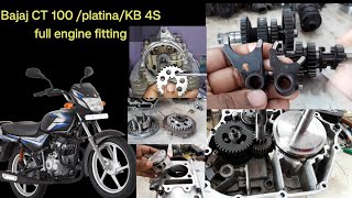 ct100 full engine fitting/platina full engine fitting