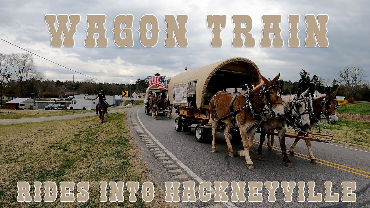 Forney Trail Blazers Saddle Club Wagon Train Stops in Hackneyville