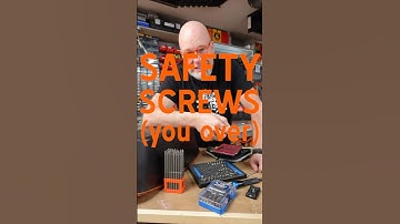 Safety screws:  #repair #make #tutorial #diy #design #innovation #technology #engineering #tools