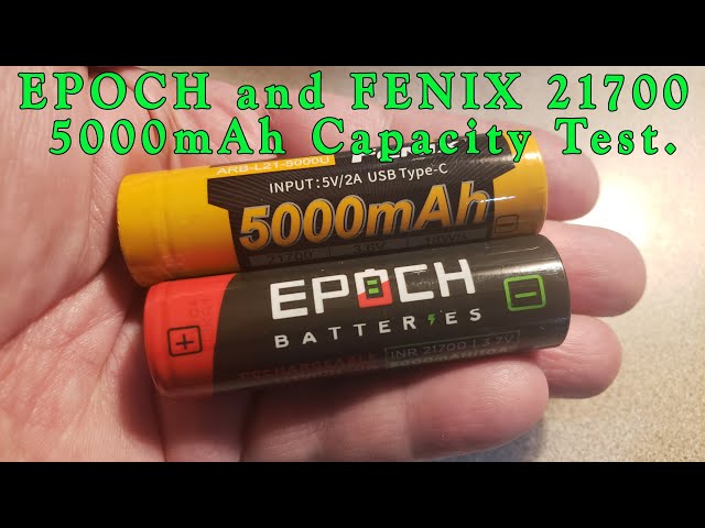 Fenix ARB-L21-5000 21700 Li-ion battery, 5000 mAh