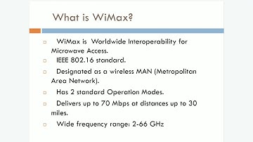 Basic introduction of WiMAX