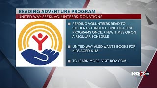 United Way of Greater St. Joseph calls for reading volunteers, books