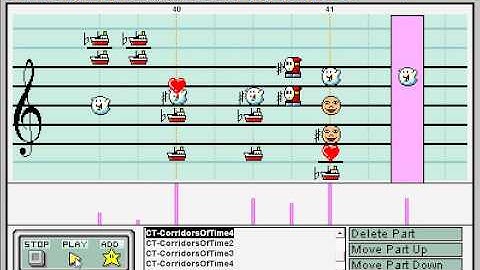 Chrono Trigger, Corridors of Time - Mario Paint Composer