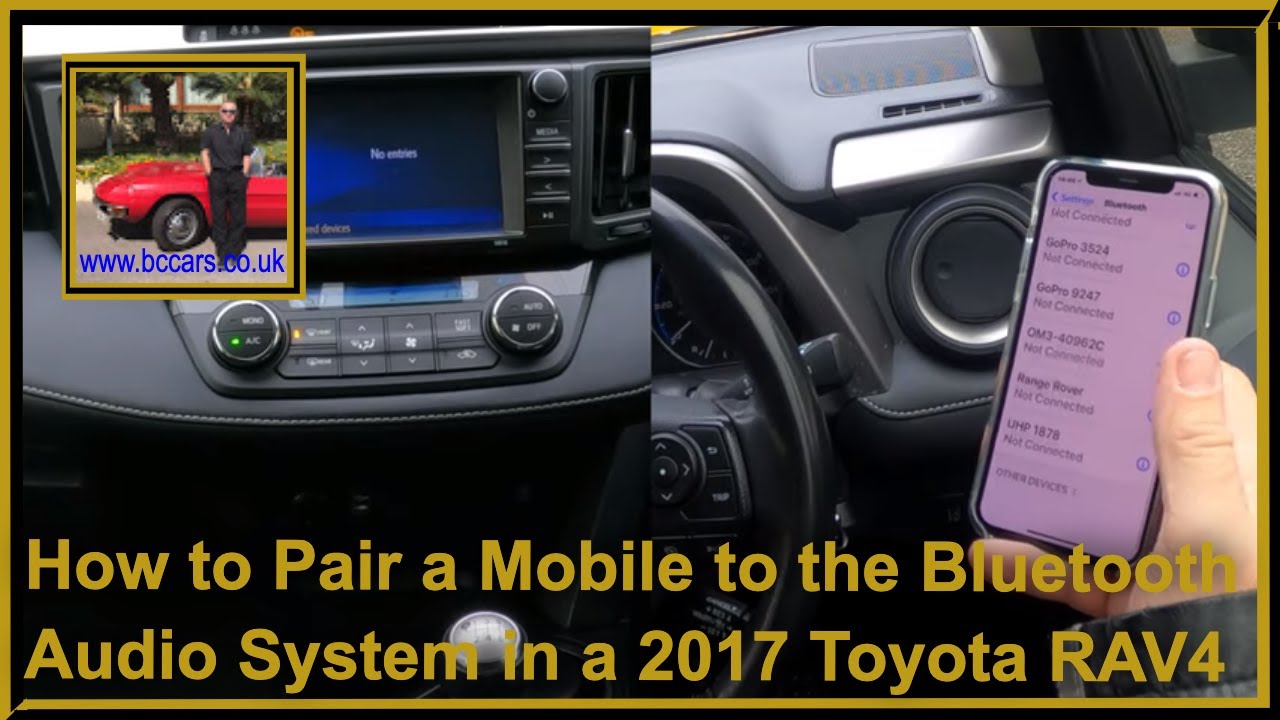 How to Pair a Mobile to the Bluetooth Audio System in a 2017 Toyota