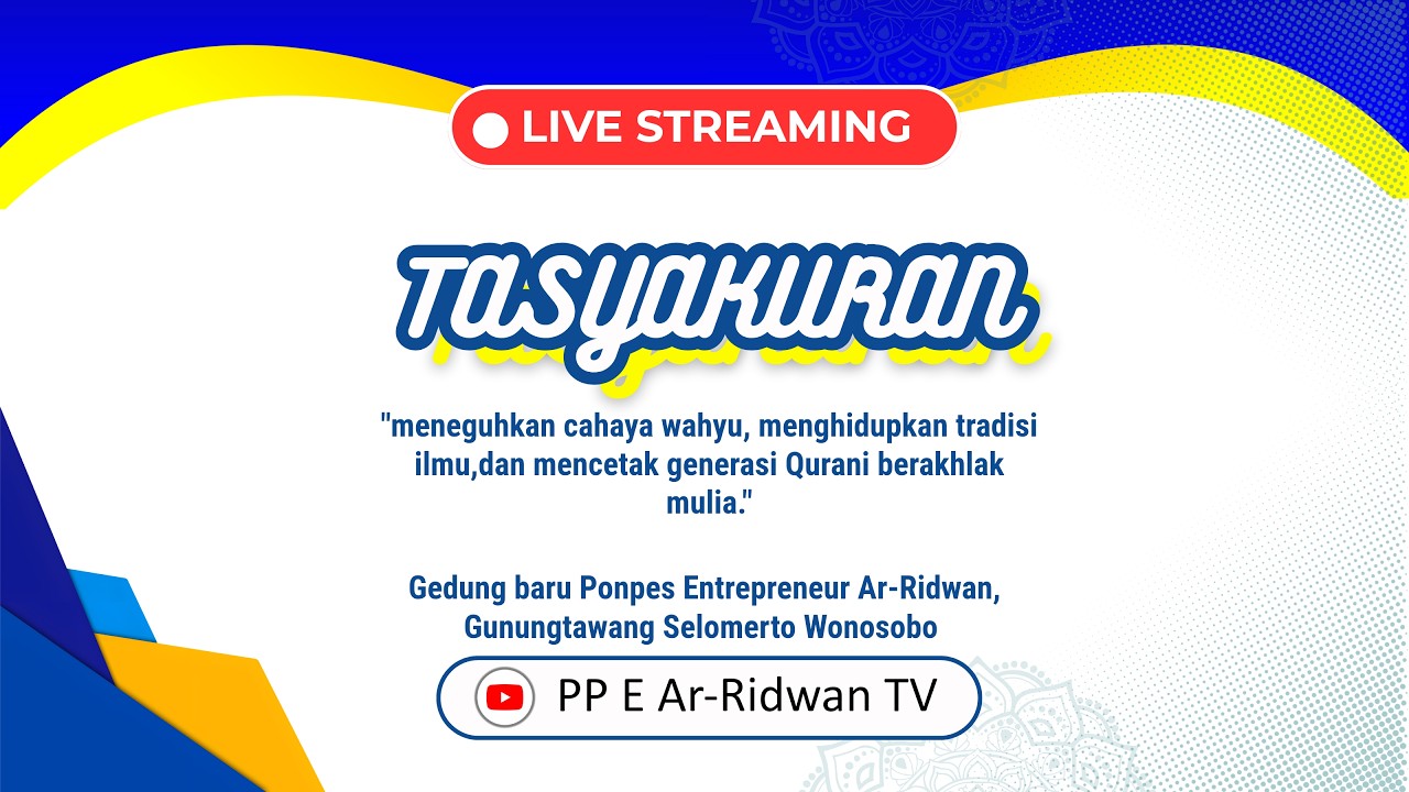 AR-RIDWAN BERSHOLAWAT , PP Entrepreneur Ar-Ridwan