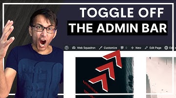 How to Toggle Off the Admin Bar when Previewing Pages and Posts - Wordpress Tutorial - Element.how