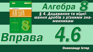 картинка: Істер Вправа 4.6. Алгебра 8 клас