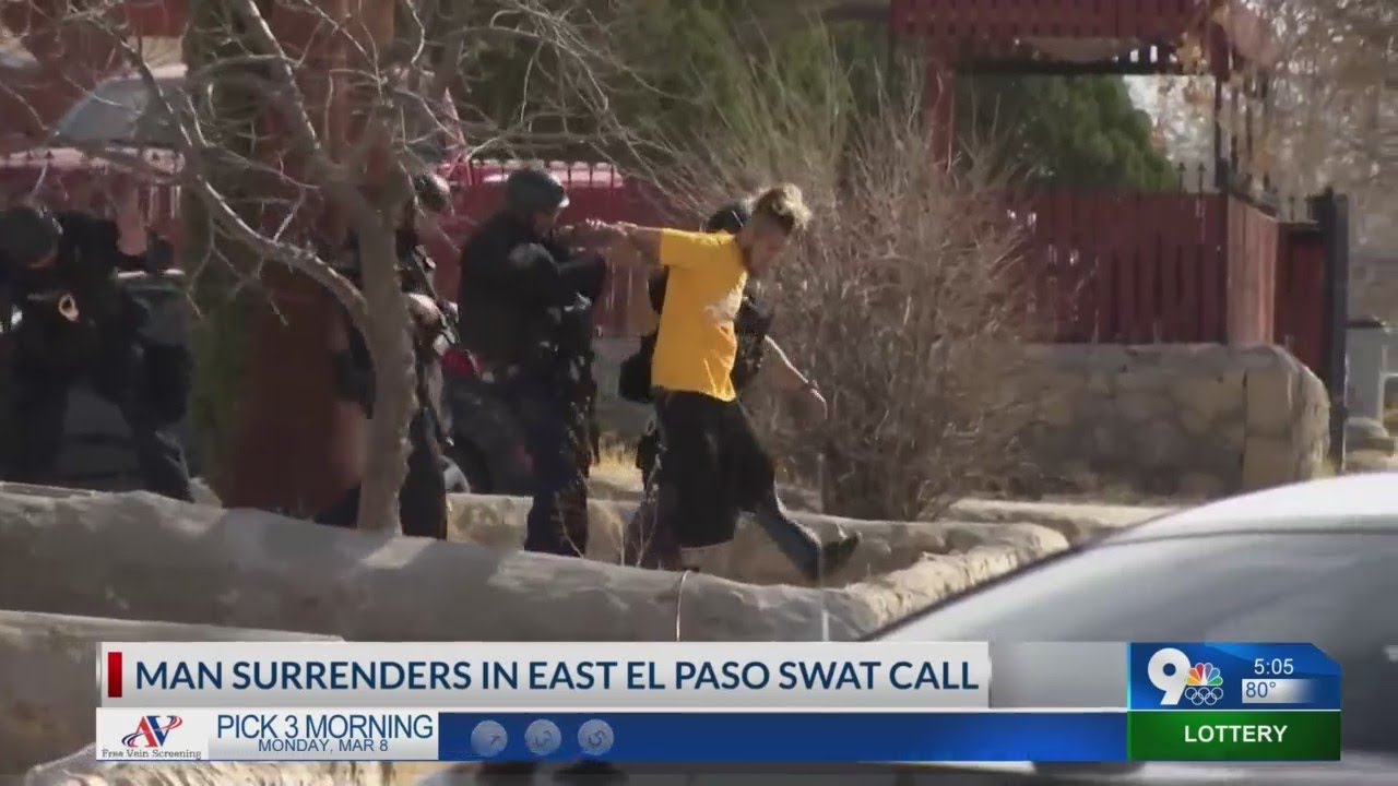 Man arrested in East El Paso SWAT call - YouTube