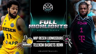 MHP RIESEN Ludwigsburg v Telekom Baskets Bonn | Full Game Highlights | #BasketballCL 2023