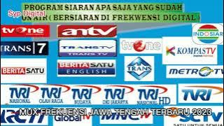 Daftar Mux Frekuensi Tv Digital Jawa Tengah 2023