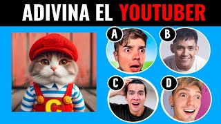 Adivina El YouTuber como Gato | Test/Trivia/Quiz En Español