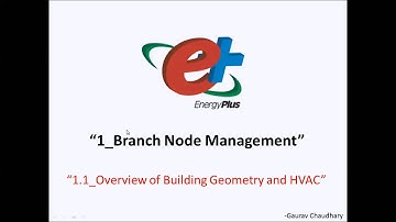 Branch-Node Management_1_Overview of Building Geometery and HVAC