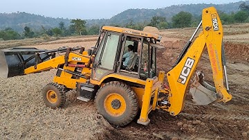 Nest Aware Broken Drain Bridge Construction Site working Excellent | JCB backhoe Loader