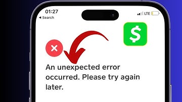 Fixed✅: An unexpected error occurred please try again later Cash App