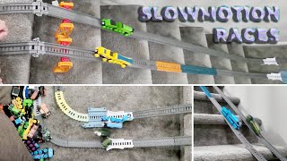 Experience The Thrill Thomas And Friends Downhill Races In Slow Motion
