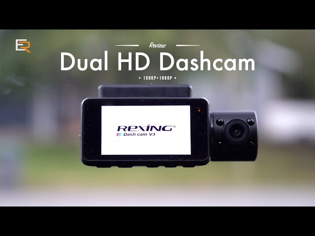 Rexing V3C Dual Channel Front and Cabin 1080p Dash Cam with App Control