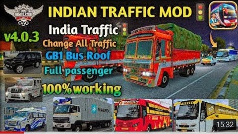 How to add India Traffic mod! for v4.0.3Bus Simulator Indonesia| Mod Traffic🚦
