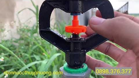 Béc X506 - béc phun mưa hạt mịn bán kính xa 5m